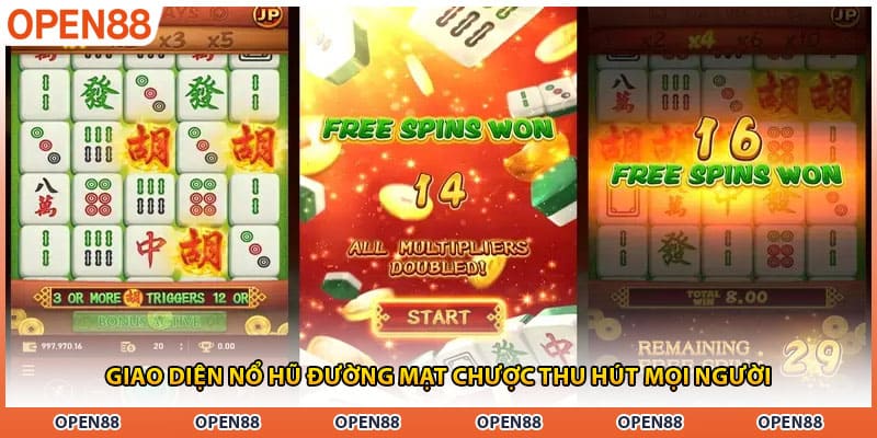 Giao diện nổ hũ đường mạt chược thu hút mọi người