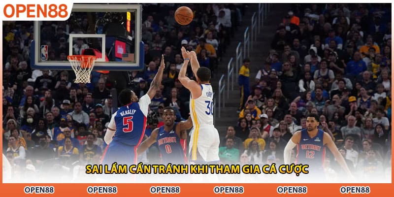 Sai lầm cần tránh khi tham gia cá cược